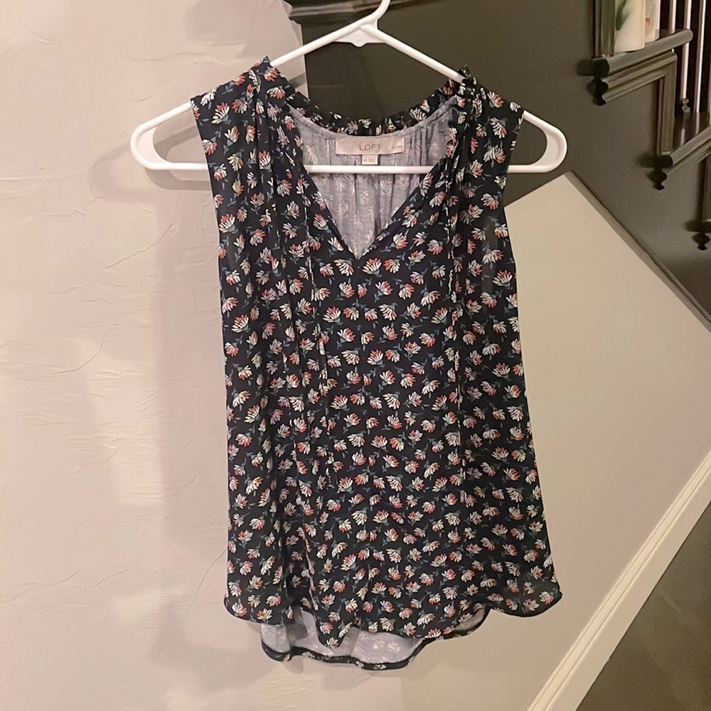 Flowered Women’s Tank-Top